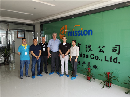 American customers visiting Fujian Jiecheng Factory